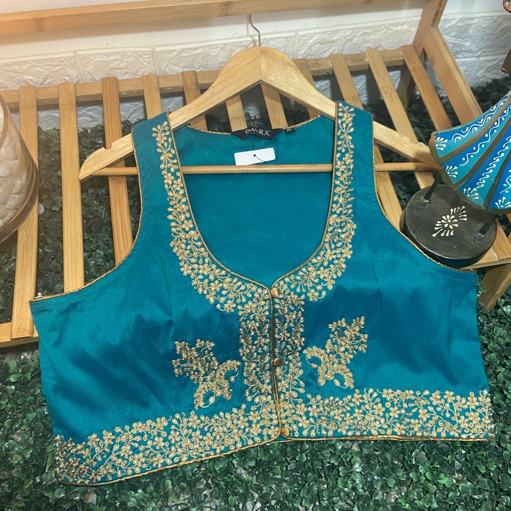 IMARA EMBROIDERED BLOUSE. Size- XL - Picture 1 of 10